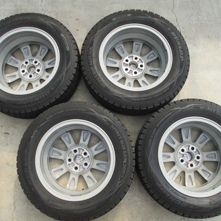 トヨタ純正アルミ 15×6J ハイグロ＋DUNLOP WINTERMAX　195/65R15 プレミオ、アリオン、プリウス、ウイッシュ、オーパ等　美品 