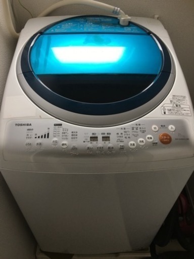 TOSHIBA 8.0kg 乾燥機付き洗濯機