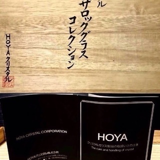 ☆未使用品☆ HOYAクリスタル オンザロックグラス 6客セット 木箱入