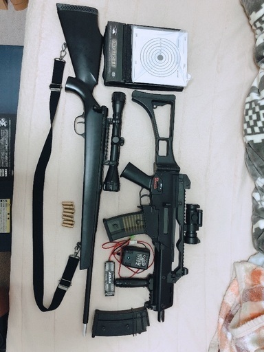 H\u0026K G36C 18歳以上用とクラウンスーパーライフルU10ジュニア
