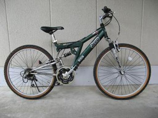 〔中古〕２６インチ・ジープ社マウンテンバイク（シマノ製１８段変速）