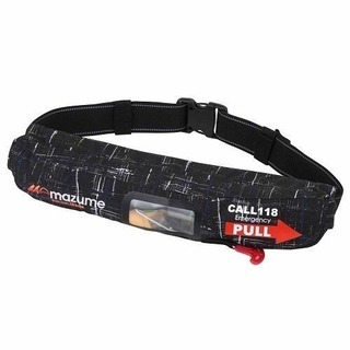 マズメ/mazume インフレータブルウエスト MZLJ-263 ブラックカスリ