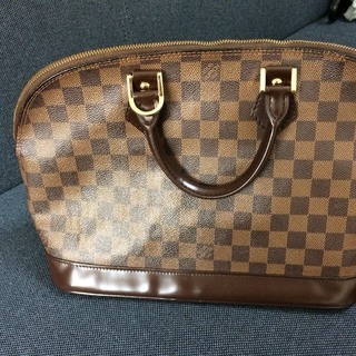 ルイ・ヴィトン ダミエ ハンドバッグ アルマPM エベヌ