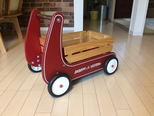 廃版品 希少 ラジオフライヤー ワゴンクラシック ウォーカー ワゴン カタカタ 手押し車歩行器 Moto Craft 武蔵砂川のベビー用品 歩行器 の中古あげます 譲ります ジモティーで不用品の処分