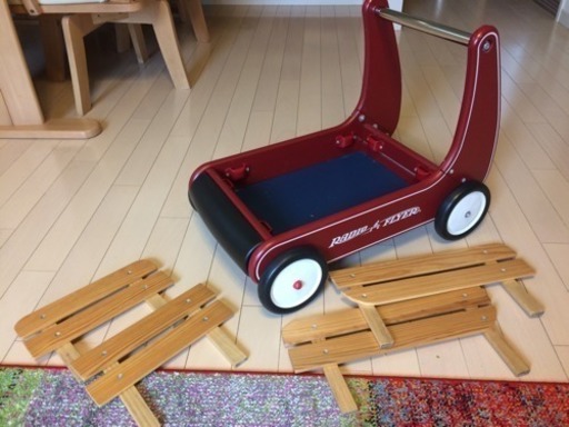 廃版品 希少 ラジオフライヤー ワゴンクラシック ウォーカー ワゴン カタカタ 手押し車歩行器 Moto Craft 武蔵砂川のベビー用品 歩行器 の中古あげます 譲ります ジモティーで不用品の処分