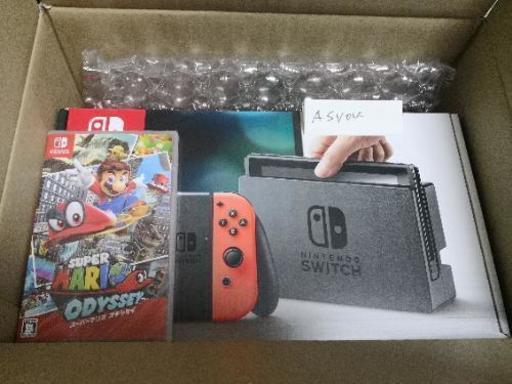 任天堂スイッチ　マリオオデッセイ付き　新品未開封