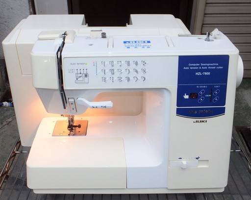 ☆ジューキ JUKI Computer Sewingmachine HZL-7800 ザ・ミシン コンピューターミシン◆便利機能満載①
