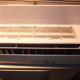 ☆富士通 FUJITSU AS-225TK インバーター冷暖房ルームエアコン◆人感センサー省エネタイプ