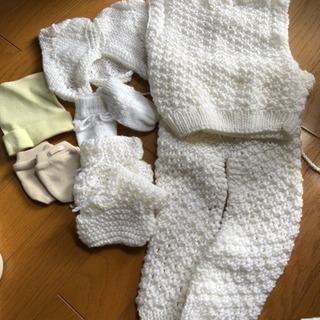 新生児 手編み