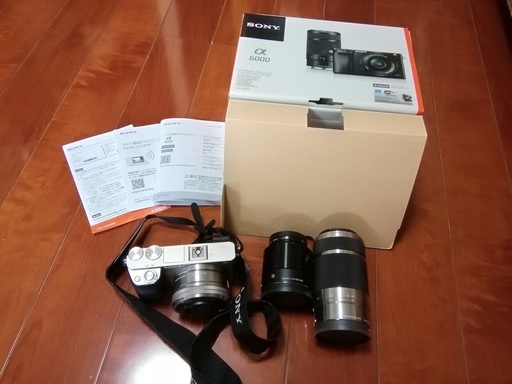 ◇SONY α6000　ダブルズームレンズキット（訳あり）