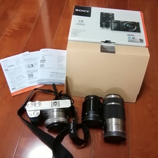 ◇SONY α6000　ダブルズームレンズキット（訳あり）