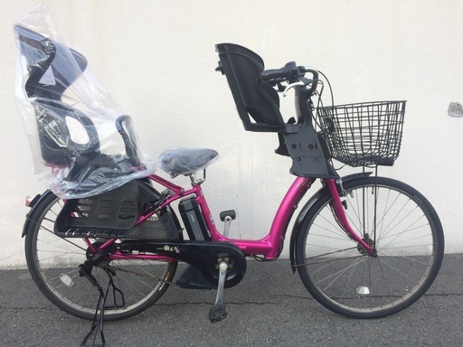 地域限定送料無料　ブリヂストン　ボーテ　新基準　三人乗り　子供乗せ　8,9AH　ラフィーニ　ギュットプラス　神戸市　電動自転車