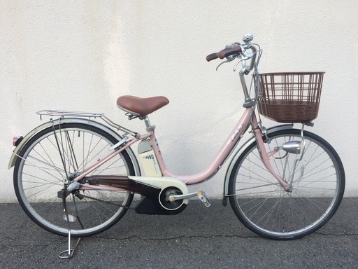 ヤマハ　パス　リチウム　26インチ　ピンク　アシスタ　ビビ　神戸市　電動自転車　地域限定