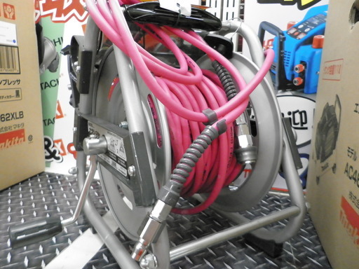 【引取限定 戸畑本店】ハタヤ　エアホースリール　UDN-202