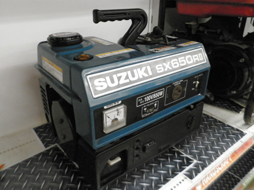 【引取限定 戸畑本店】スズキ　発電機　SX650RⅡ