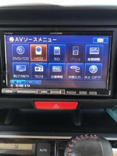HDDナビ アルパイン ALPINE アルパイン VIE-X08 HDDナビ カーナビ