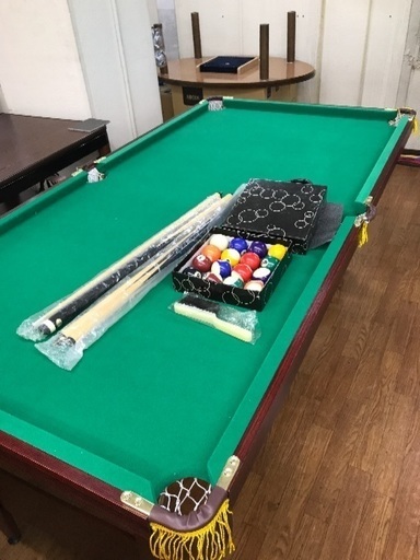 180cmのビリヤード台 キューもセット！