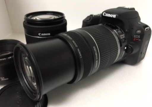 Canon Kiss  X9 標準\u0026望遠\u0026単焦点トリプルレンズセット
