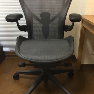 アーロンチェア リマスタード フル装備Bサイズ グラファイト ほぼ新品