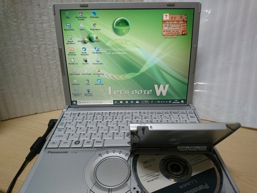 SSD搭載　DVDマルチ　パナソニック　レッツノート　CF-W8