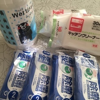 ウエットシート、除菌シート、キッチンクリーナー