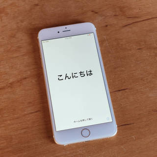【美品】au iPhone 6 Plus 16GB ゴールド