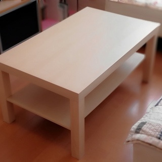 IKEA コーヒーテーブル （ライトベージュ）（終了）