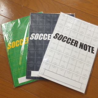 サッカーノート（未使用、B5サイズ、定価500円新品）