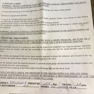 ハーレーダビッドソンDYNA用サス絶対お得！値下げ交渉可