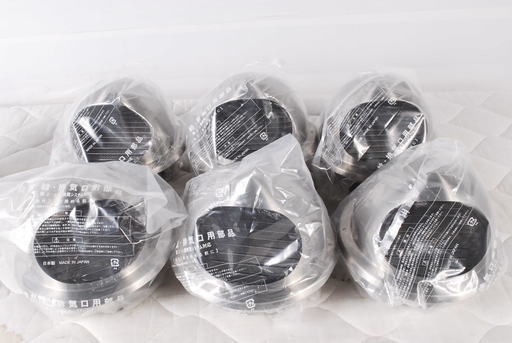 6927　未使用　ステンレス丸型フード付ガラリ　U.K　SUS　316-150　自然　給排気口用部品　6個セット　アントレ