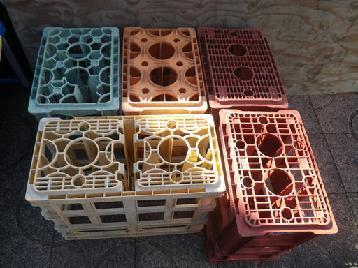 酒ケース 醤油ケース 瓶ケースのみ 土台 古道具 棚 椅子 黄色 5ケースセット ポテト 新田のその他の中古あげます 譲ります ジモティーで不用品の処分