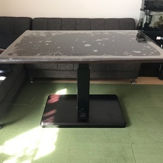 ダイニングテーブル 高さ調整可 55cm〜75cm