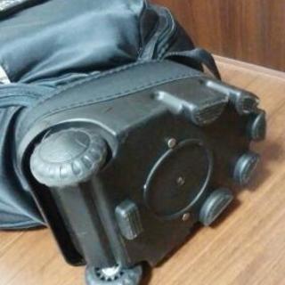 ☆マンシングウェア☆キャスター付キャディバッグ☆ブラック☆中古☆