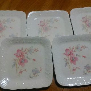 花柄小皿　5枚組