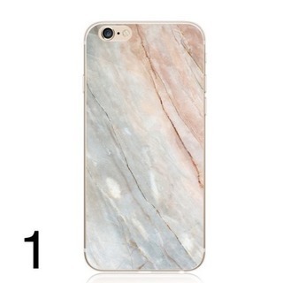 iPhone7・8用ソフトケース 大理石風デザイン