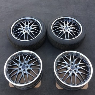 18インチ アルミホイール 新品タイヤ2本付