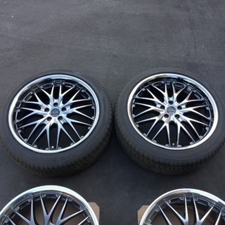 18インチ アルミホイール 新品タイヤ2本付