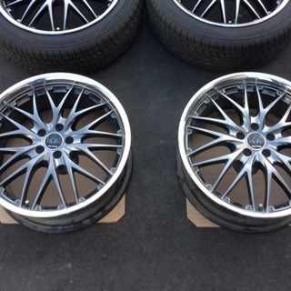 18インチ アルミホイール 新品タイヤ2本付