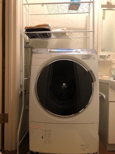 Panasonic ドラム式洗濯機 9kg/72L NA-VX7100L 2012 洗濯ラックつき