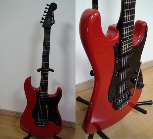Fender フェンダー JAPAN★ストラトキャスター★レッド★新品弦★専用ハードケース＆ピック３枚付
