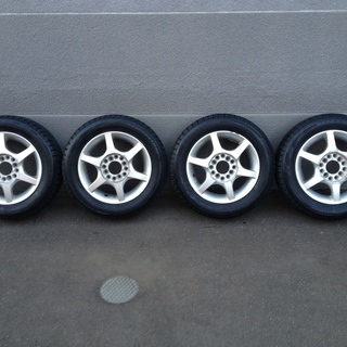 ブリザック 155/65R13  2011年製 REVO GZ ホイール付 スタッドレス 4本セット PCD マルチピッチ (100) 12穴 4J オフセット ＋40 ブリザック スタッドレス 155/65R13 2011年製 REVO GZ アルミホイール