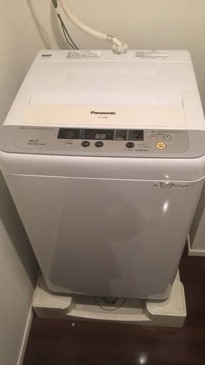 パナソニック　NA-F50B8　5Ｌ洗濯機　ご希望で電子レンジも付きます