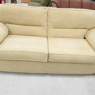 取りに来れる方限定！布製2人掛けソファ!!