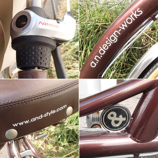 ♪a.n.design works/a.n.デザインワークス チャイルドシート付 ママチャリ F22R26 札幌♪