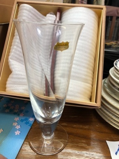 ノリタケ Noritake クリスタル CRYSTAL シャンパングラス ベア 未使用