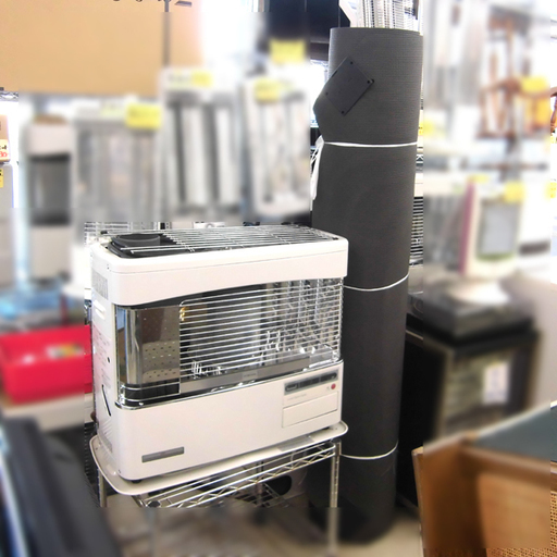 サンポット/Sunpot 2010年製 半密閉式 煙突式石油ストーブ UFH-777UKC /SL1