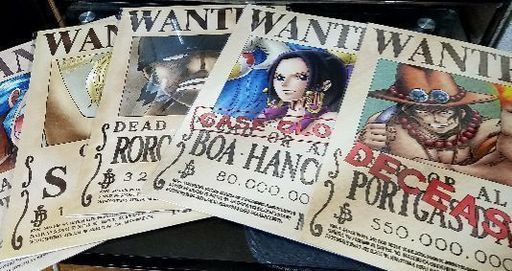 ワンピースオフィシャルグッズ海軍公式手配書 Whearts 松屋町のマンガ コミック アニメの中古あげます 譲ります ジモティーで不用品の処分