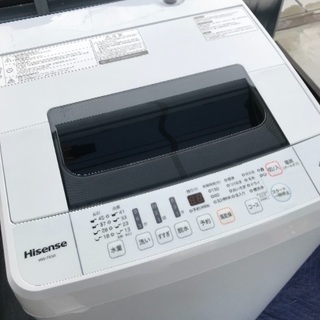取引中2017年製ハイセンス全自動洗濯機4.5キロ美品。千葉県内配送無料