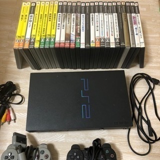 PS2 コントローラ２つ ソフト２６本セット！