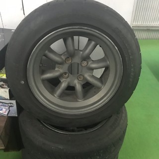 ワタナベ14インチ　４穴　ロードスター